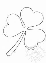 Clover Leaf Three Pattern Patrick St Coloring sketch template