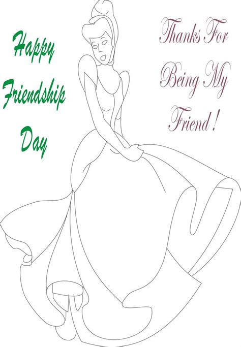 friendship day coloring page  kids