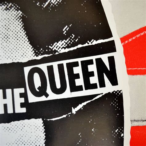 Sex Pistols Original God Save The Queen Promotional Poster At 1stdibs