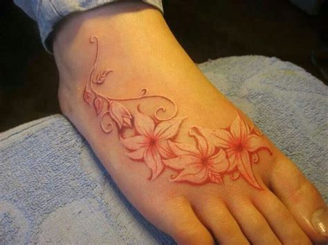 white and pink hibiscus flower 3d tattoo foot tattoo designs pinterest hibiscus my