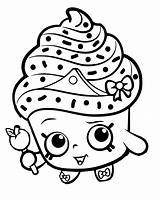 Shopkins Cupcake Queen Drawing Coloring Pages Outline Printable Valentine Card Scrapbooking Colouring Color Clipart Kids Cricut Print Drawings Sheets Valentines sketch template