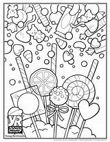 Coloring Pages Candy Sugar Sweet Skull Printable Print Color Cute Shop Pdf Sheets Christmas Food Getcolorings Young Cartoon Rembrandts Popular sketch template