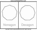 Shapes Decagon Hexagon Nonagon Pentagon Octagon Heptagon Worksheet Printable Worksheets Worksheetfun sketch template