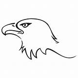 Eagle Clipart Easy Outline Clip Cliparts Drawing Simple Face Head Flying Eagles Library Drawings Background Patriotic Silhouette Cartoon Google Animal sketch template