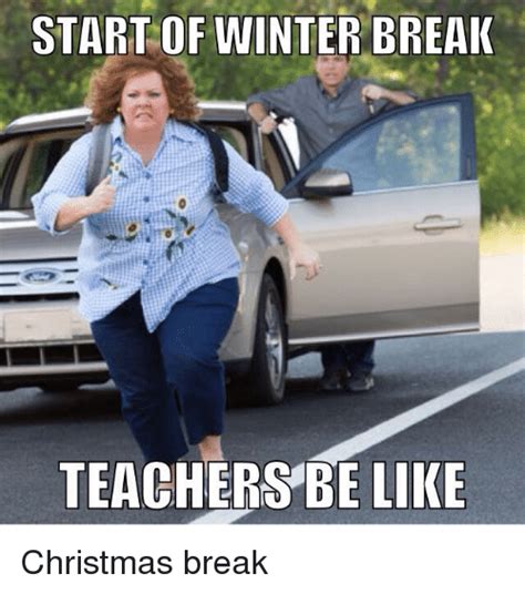 teachers christmas break meme captions cute viral
