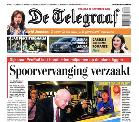 redactie de telegraaf innoveert en slankt af