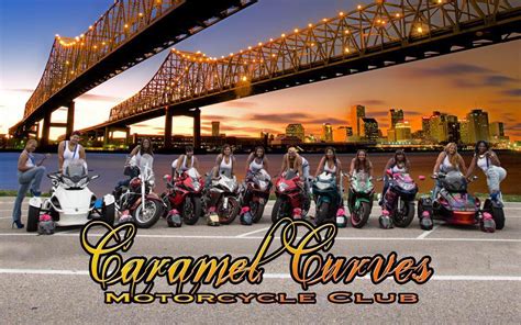 caramel curves motorcycle club all women motorcycle club laying down the rubber in new orleans