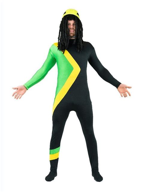 Men Jamaican Hero Costume