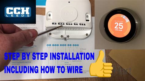 nest learning thermostat installation   wire youtube