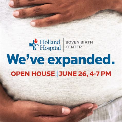 boven birth center open house holland hospital