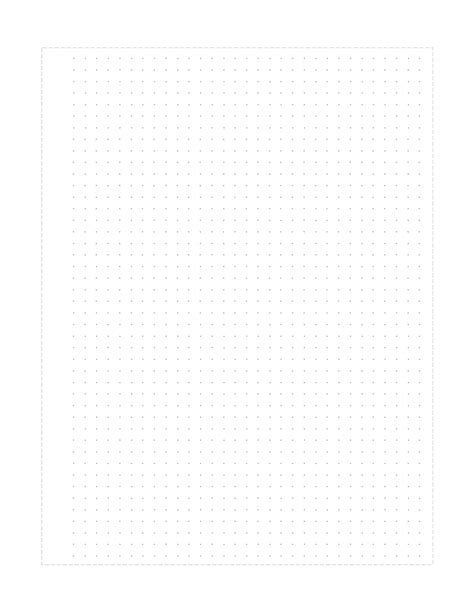 dot grid paper template master template