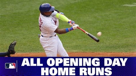 home runs   opening day youtube