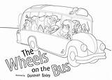Bus Wheels Coloring Pages Kids sketch template