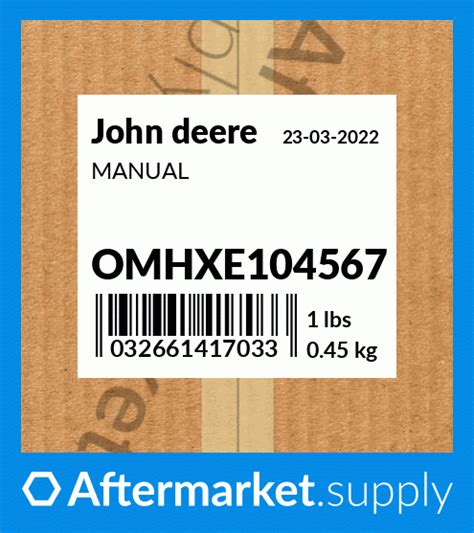 omhxe manual omhxe fits john deere aftermarketsupply