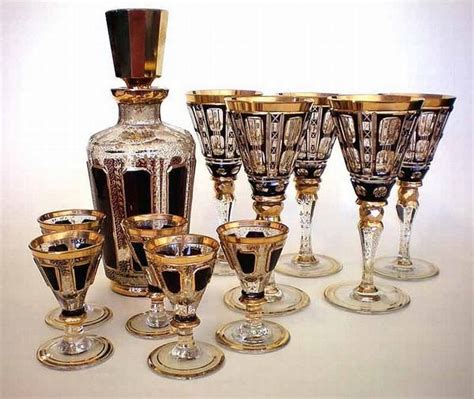 Moser Glass In 2023 Moser Glass Glass Decanter Set Crystal Glassware