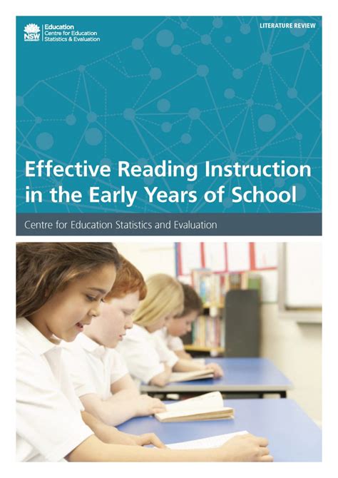 effective reading instruction   early years  school learning difficulties australia