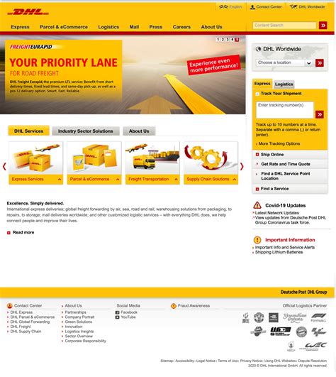 dhl spot websites   website directory  uae