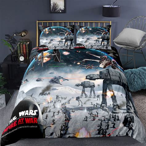 twin full queen king size bed star wars duvet quilt cover set anime