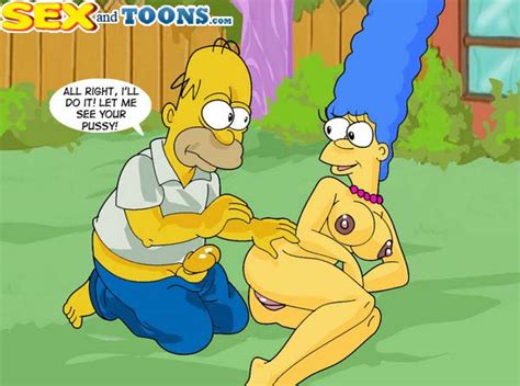 Rule 34 Clothes Color Day Female Homer Simpson Human Male Marge