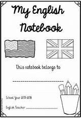 English Notebook Copybook Front School First Kids Back Primary Teacherspayteachers sketch template