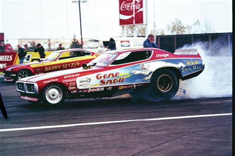 gene snow  ranked   nhras top  drivers   funny car drag racing dragsters
