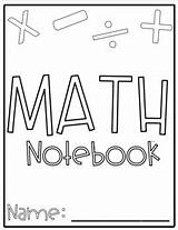 Math Cover Coloring Notebook Interactive sketch template