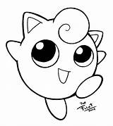 Jigglypuff Pokemon Coloring Pages Template sketch template