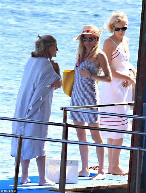 sienna miller wears a skimpy bikini as she enjoys boat trip in italy