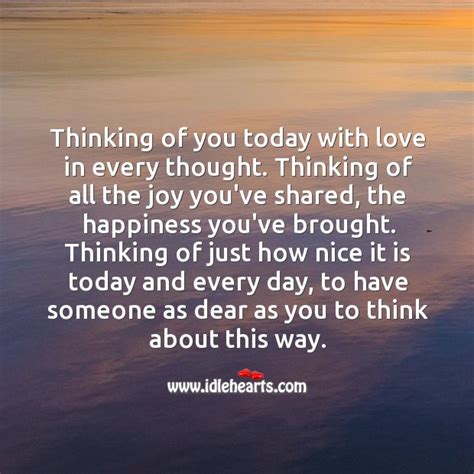 the best thinking of you quotes at idlehearts