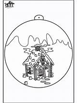 Kerstbal Christbaumkugel Bola Palla Kleurplaten Huisje Ausmalbilder Desenhos Kerst Malvorlagen Malen Pubblicità Malesider Anzeige Advertentie Pinta Pintando Publicidade sketch template