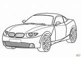 Bmw Z4 Coloring Choose Board Pages Cars sketch template