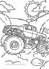 Monstertruck Malvorlage Truck Ausmalen Ausmalbild Malen Bagger Vorlagen Lkw Für Laster Monstertrucks Traktor öffnen Tsgos sketch template