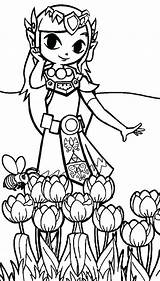 Zelda Coloring Pages Legend Nintendo Princess Characters Tiki Hut Color Printable Kids Print Mask Getcolorings Colorings Getdrawings Cool2bkids Para sketch template