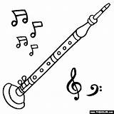 Oboe Instruments Coloring Musical Music Drawing Pages Instrument Thecolor Instrumento Online Bass Color Alto Ears Horn Gif English Sheet Getdrawings sketch template