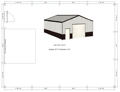 55 Best Images 24x32 Pole Barn Plans Garage With Porch
