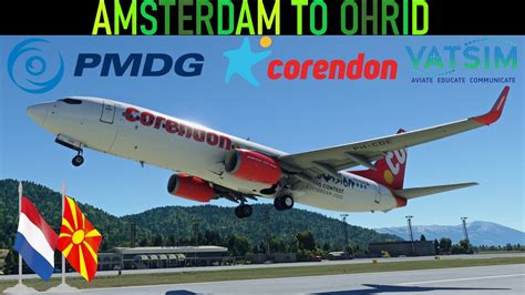 pmdg   amsterdam  ohrid corendon dutch cd microsoft flight simulator