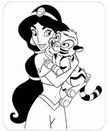 Jasmine Jasmin Aladdin Prinzessin Malvorlagen Prinzessinnen Colorier sketch template