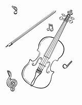 Violin Printables sketch template