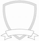 Shield Template Outline Badge Crest Printable Templates Family Blank Clip Clipart Police Logo Cliparts Football Drawing Arms Shields Clker Coat sketch template