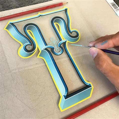 pin  lucythestylist  lettering decorated letters sign painting