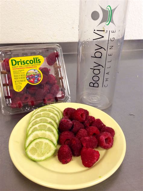delicious body  vi spa fruit water  sweet raspberries