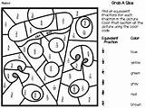 Fractions Equivalent Grade sketch template