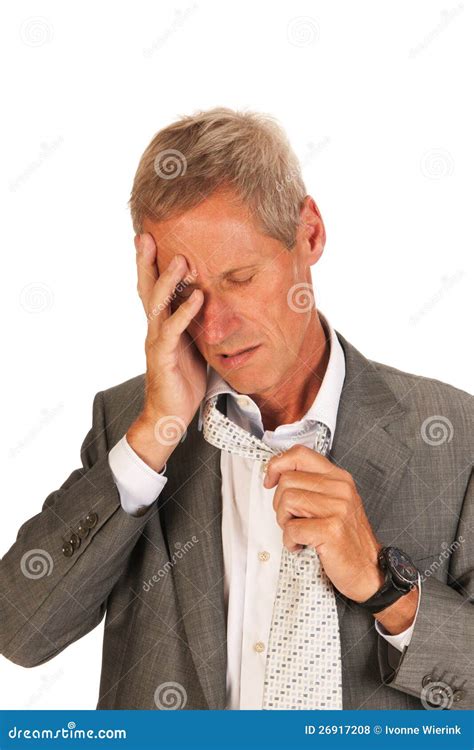 tired business man stock photo image  stressed illness
