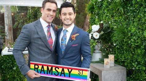 Neighbours Shows First Same Sex Tv Australian Wedding Bbc News