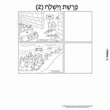 Vayishlach Parshas Hebrew Sequencing English sketch template