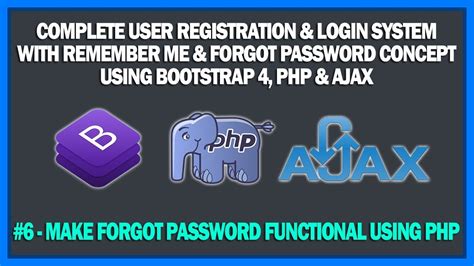 6 Forgot Password System Using Php Complete User Registration