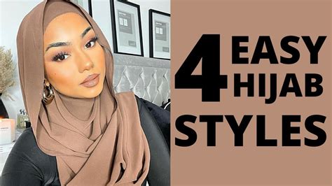 4 easy hijab styles by sabina hannan hijab fashion inspiration