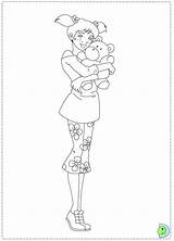 Dinokids Totally Spies Coloring Close Print sketch template
