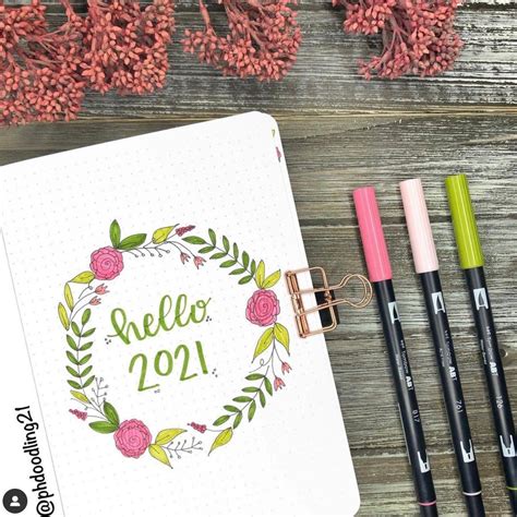 january bullet journal cover page ideas  smart wander