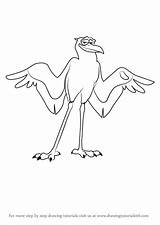 Junior Storks Draw Drawing Step Tutorials Drawings Learn Paintingvalley sketch template